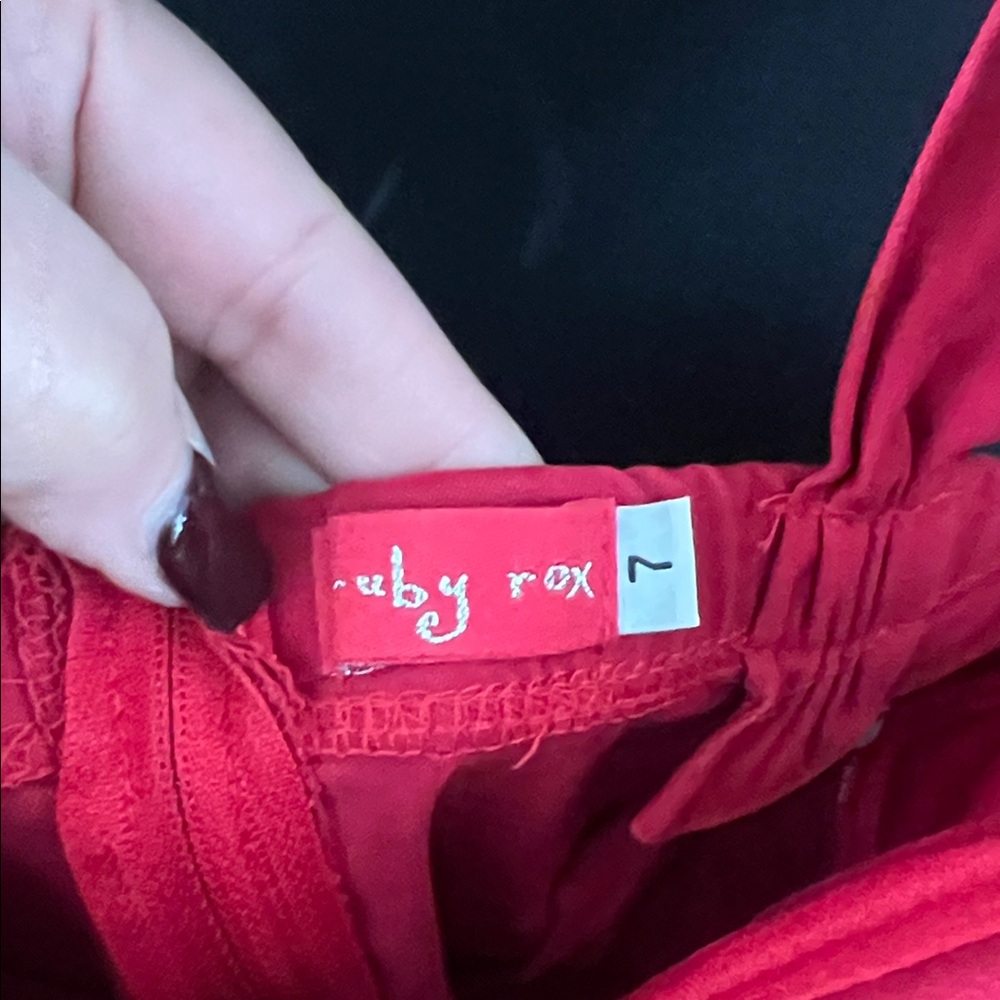 Ruby Rox Vibrant One-Shoulder Dress - Picture 2 of 4